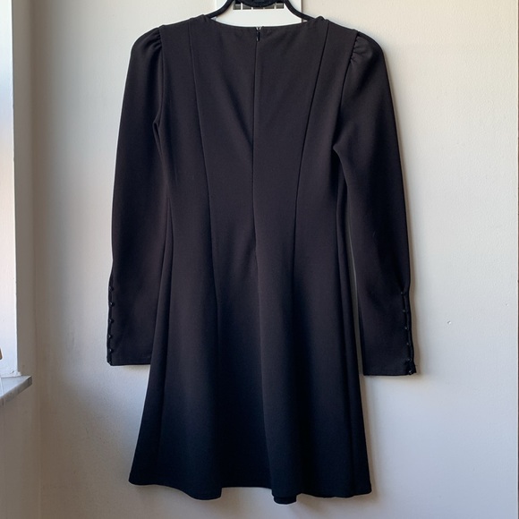 Long Sleeve Black Dress - Picture 2 of 11